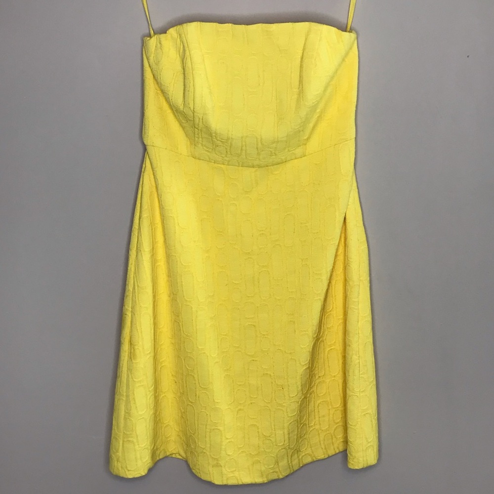 The Limited Yellow patterned Dress